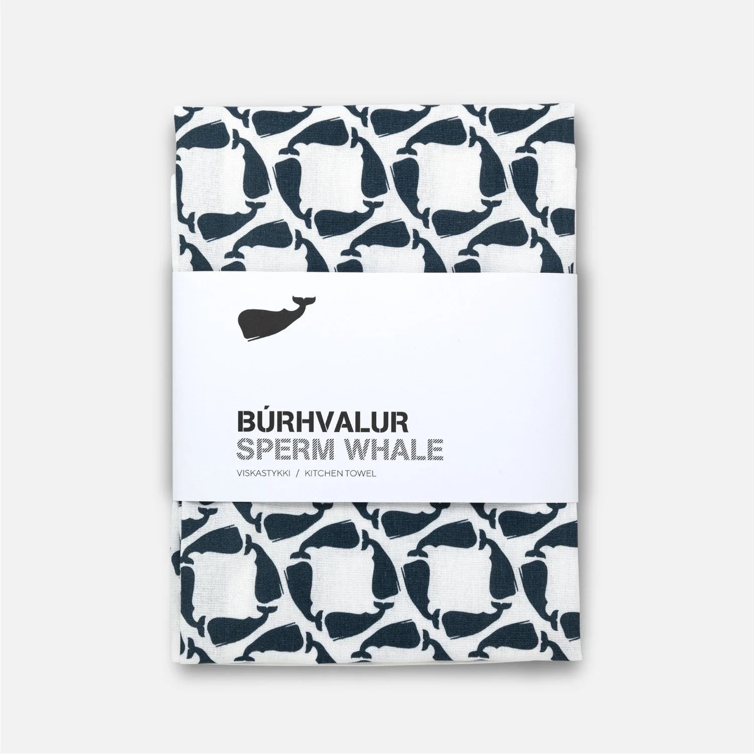 Sæflúr Sperm Whale Kitchen Towel