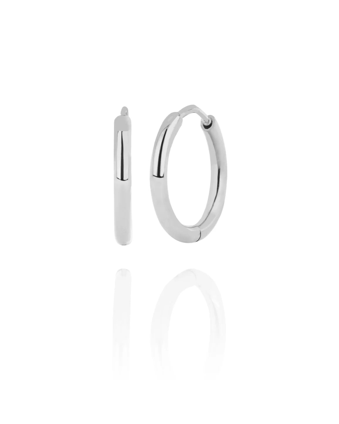 Hlín Reykdal Charm Hoops Silfur