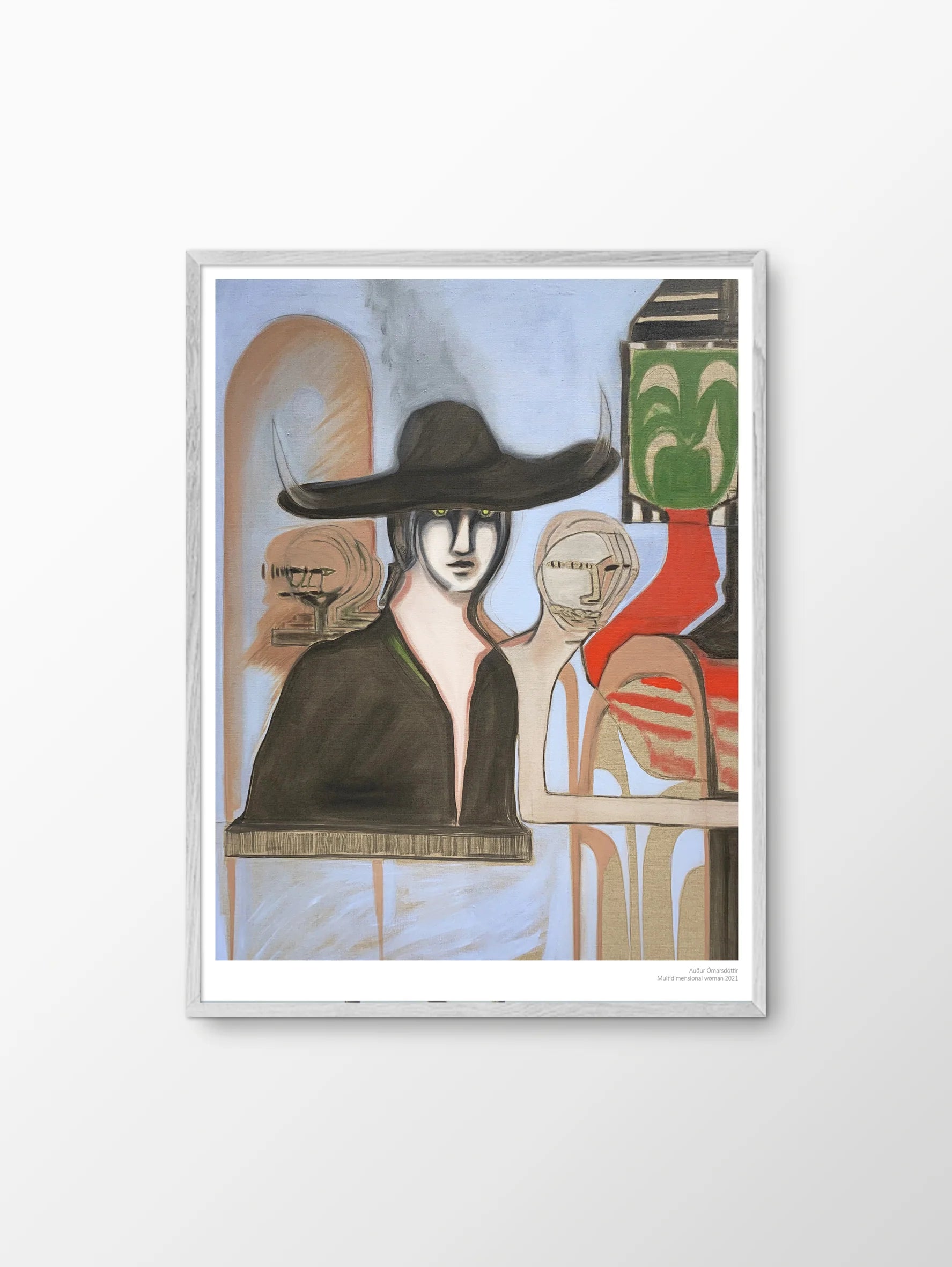 Petit Art Prints Multidimensional Woman Poster