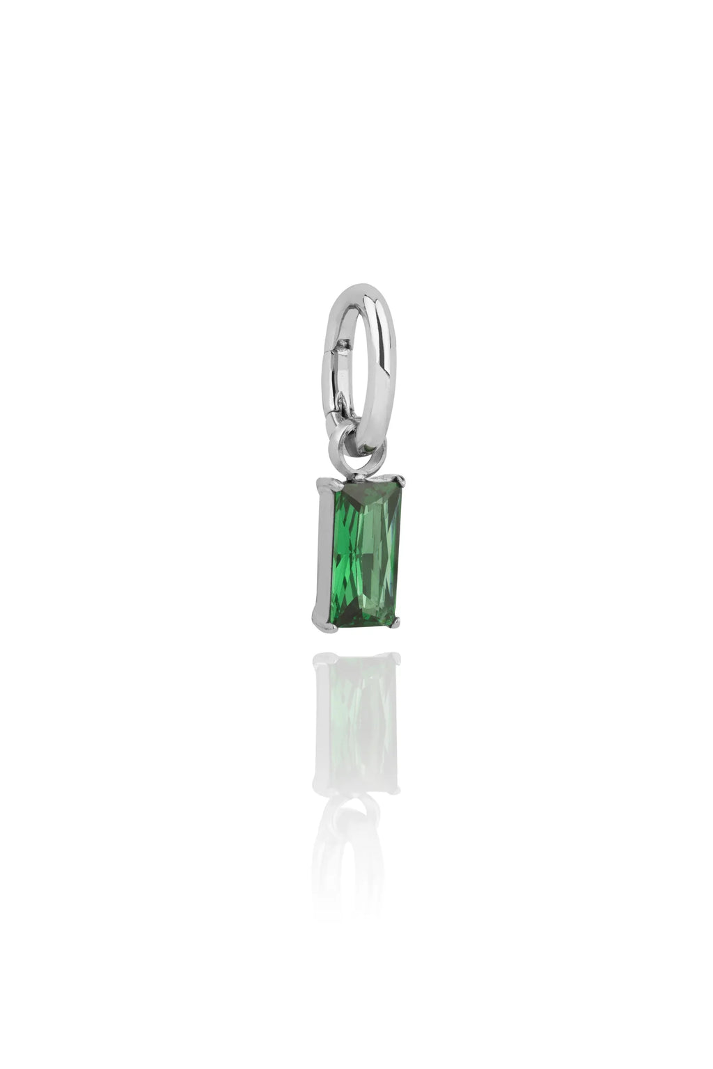 Hlín Reykdal Emerald Whisper Charm Silfur