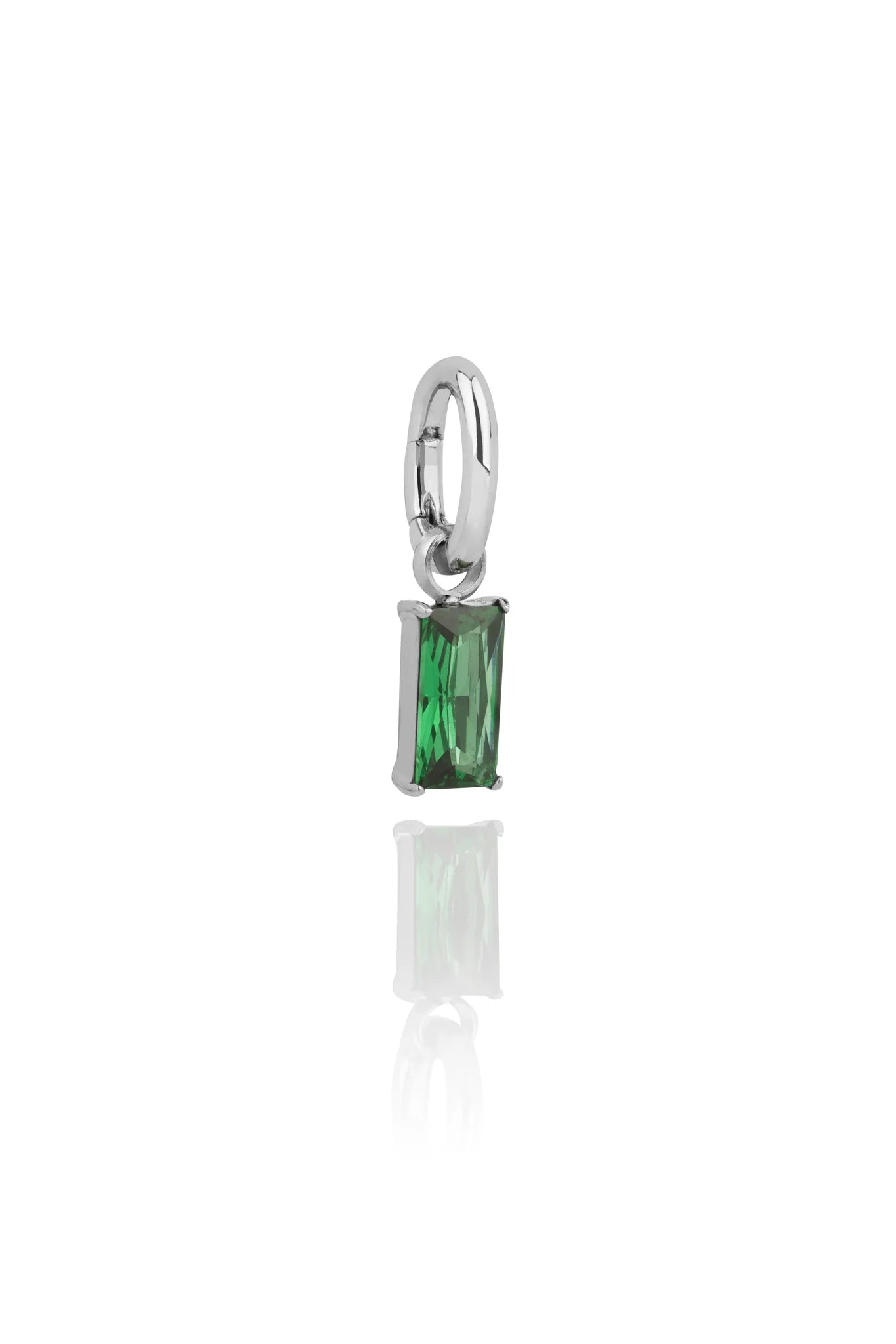Hlín Reykdal Emerald Whisper Charm Silfur